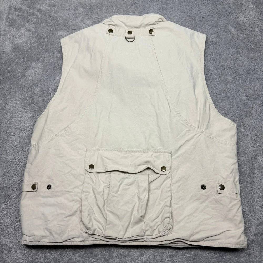 Vintage Banana Republic Safari Vest Medium M Multi Pocket Travel Photography